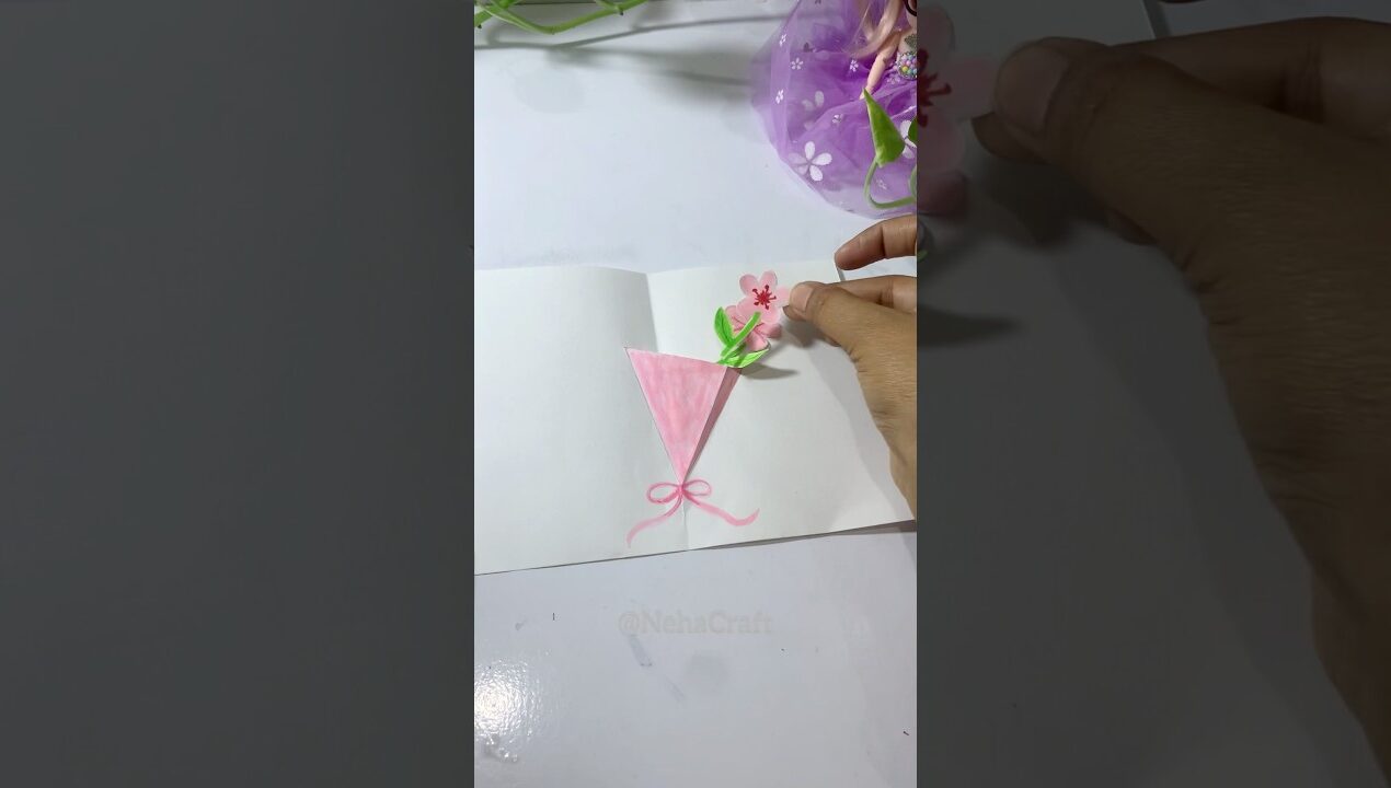 DIY happy birthday card ideas #diy #craft #youtubeshorts