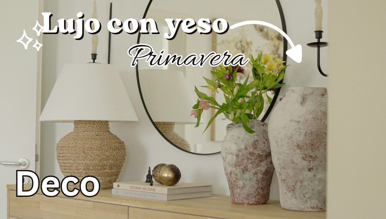 TRANSFORMA TU CASA EN PRIMAVERA: 4 DIY de LUJO a Bajo Costo (Lámpara, Jarrones y más!)
