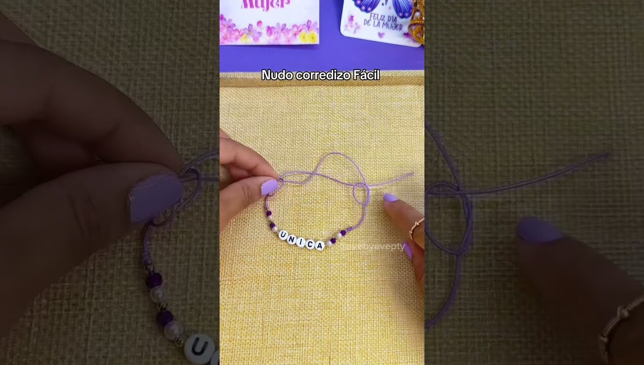 Pulseras fáciles y perfectas, para iniciar en este maravilloso mundo de la Bisuteria💜 #bisutería