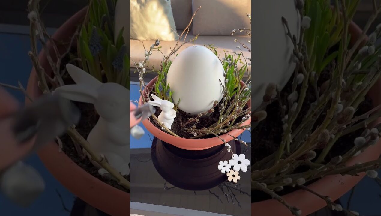 XXL Osterei Dinoei Drachenei selber machen #craft #diy #ostern #easter