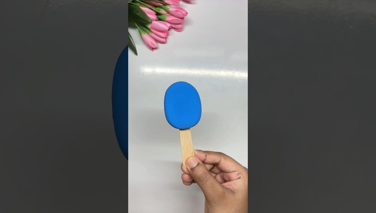 Easy clay icecream craft ideas for kids | clay art #viral #trending #shorts #ytshorts