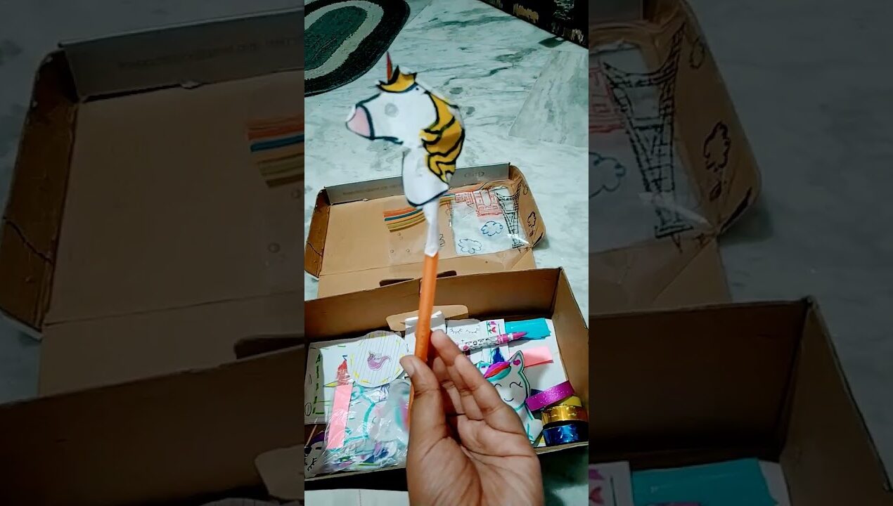 day 10 of 10 days unicorn challenge last day diy unicorn stationery kit