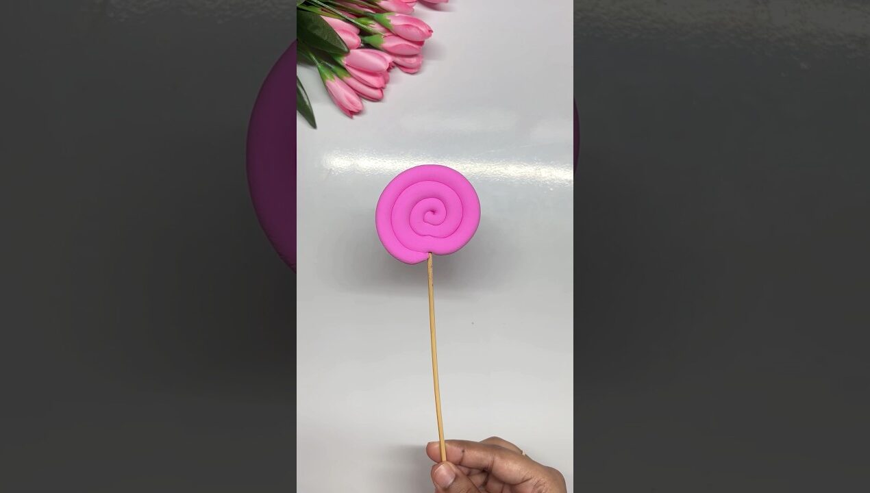Easy clay craft ideas for kids | clay candy #viral #trending #shorts #ytshorts