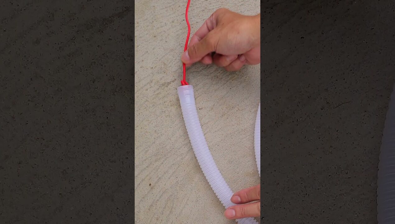 Smart Trick for Running Electrical Wires in Conduit #diy #lifehacks #ideas #tips #tools