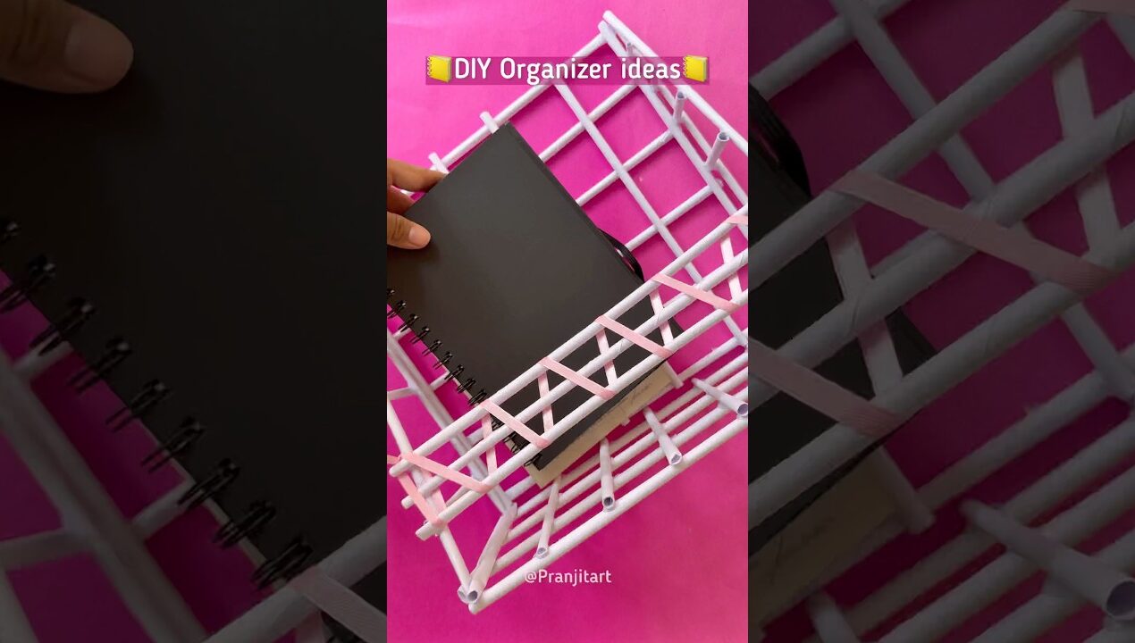 DIY Organizer ideas 📚✨ #shorts #diy #papercraft