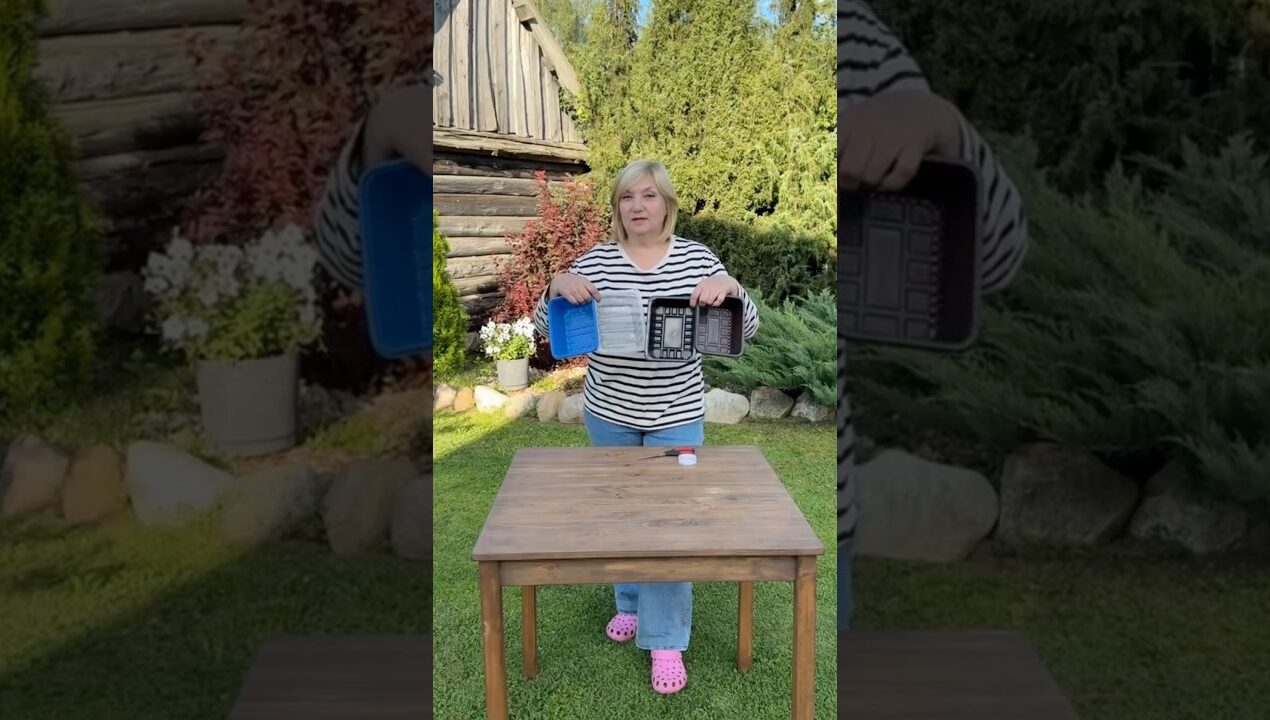 Не выбрасывайте такие лоточки😉 они могут быть полезными в хозяйстве 👌#идеи#цветы#рассада#garden