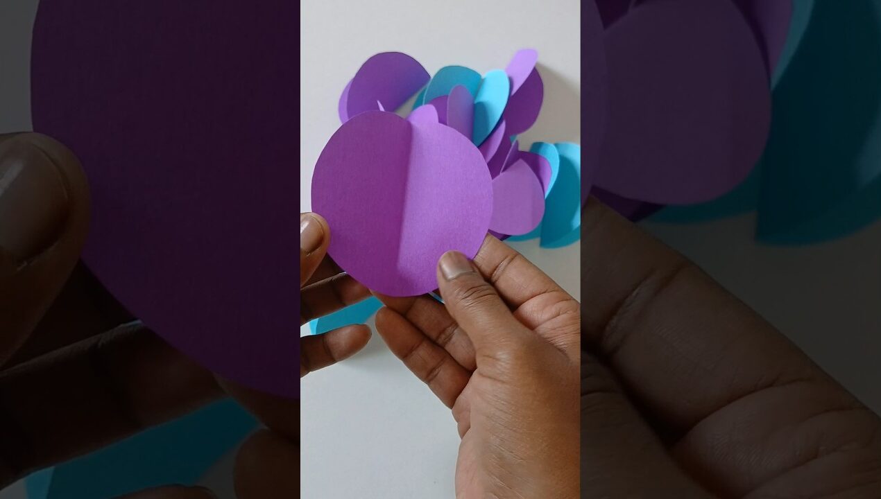 DIY Paper Ball Hanging | Easy Paper Room Decor Idea | Kids Room Decoration | Viral Home Decor #diy