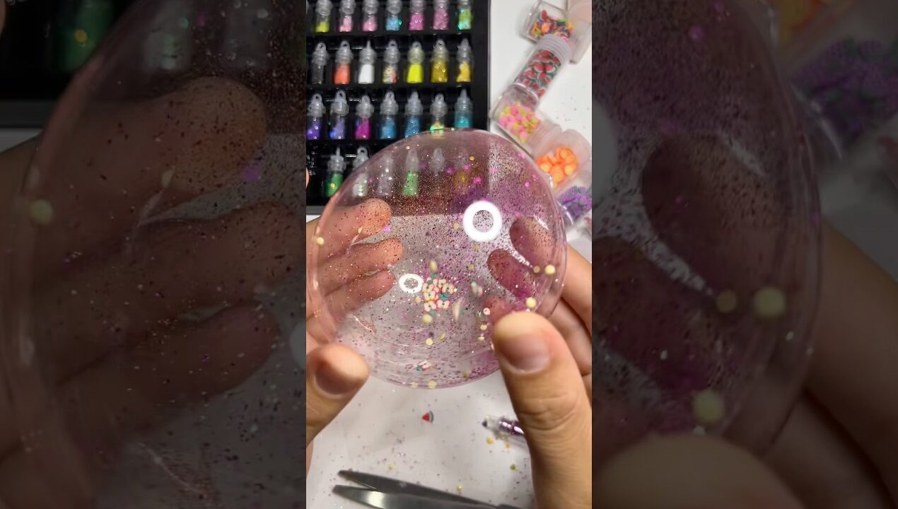 Watch till the end to see the final result 😍 #DIY #Crafts #Satisfying #Glitter #handmade