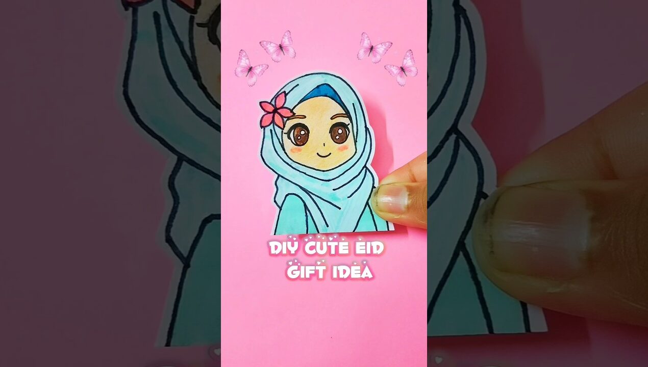 Cute Eid Gift Idea 💕 Eidi #diy #eid #aesthetic #giftideas #drawing #giftwrap #papercraft #shorts