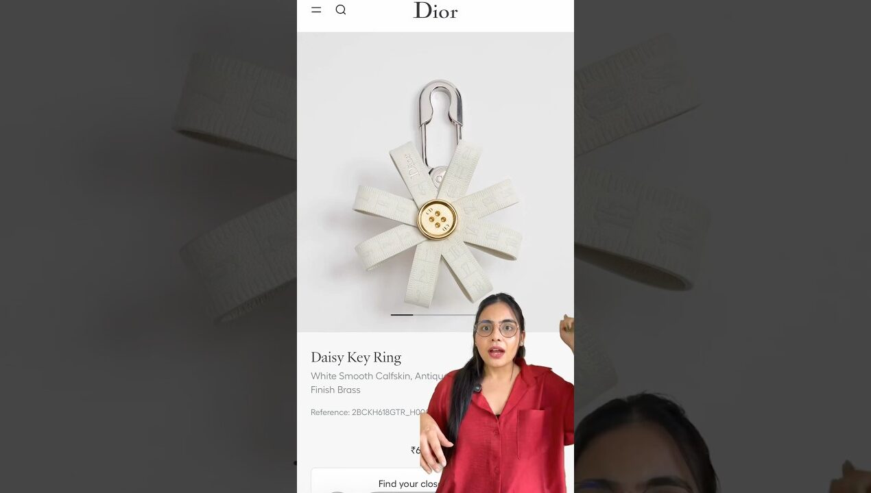 I Diy’d this Rs 65000/- DIOR bag charm 😳😜🌸 #diy #shorts #stationery