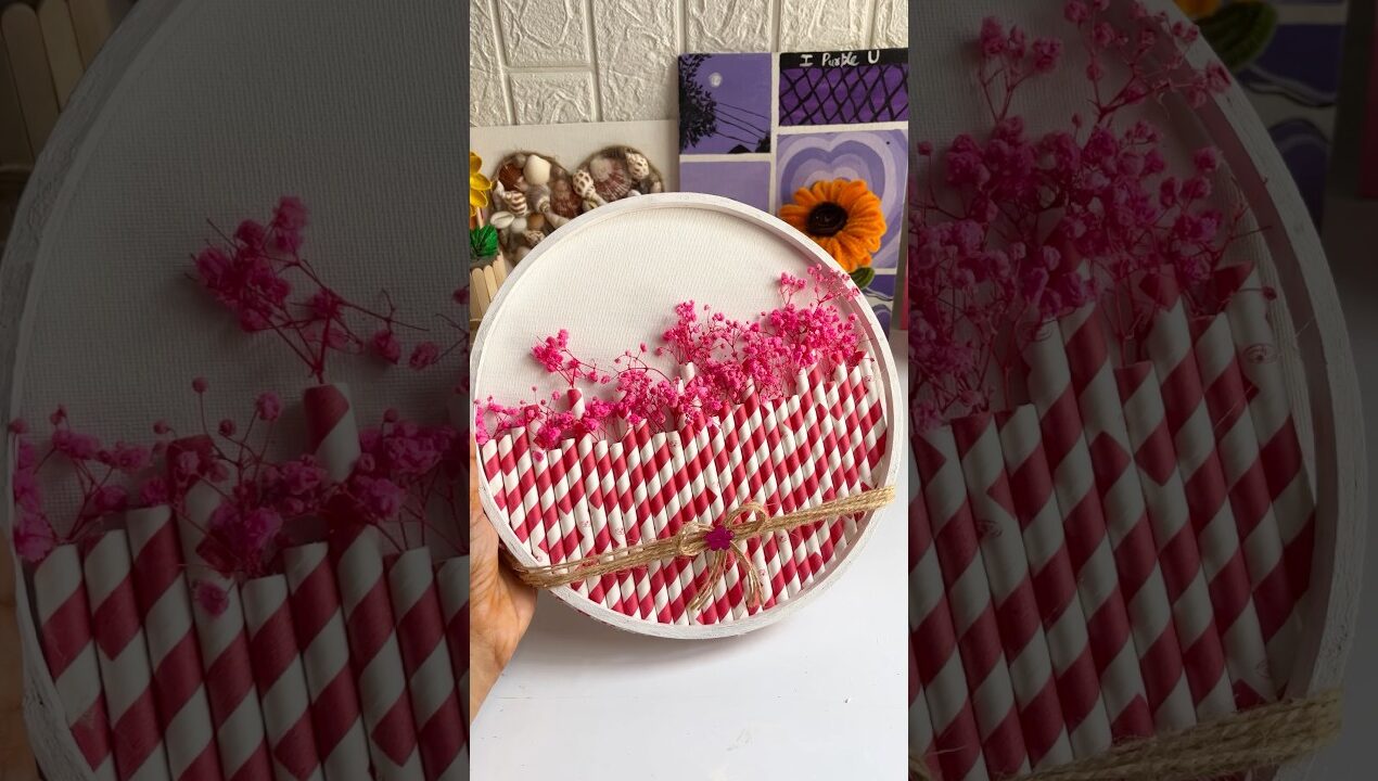 DIY home decor 🧿💕 | Aesthetic easy home decor #craft #craftideas #homedecor #wallhanging #arts