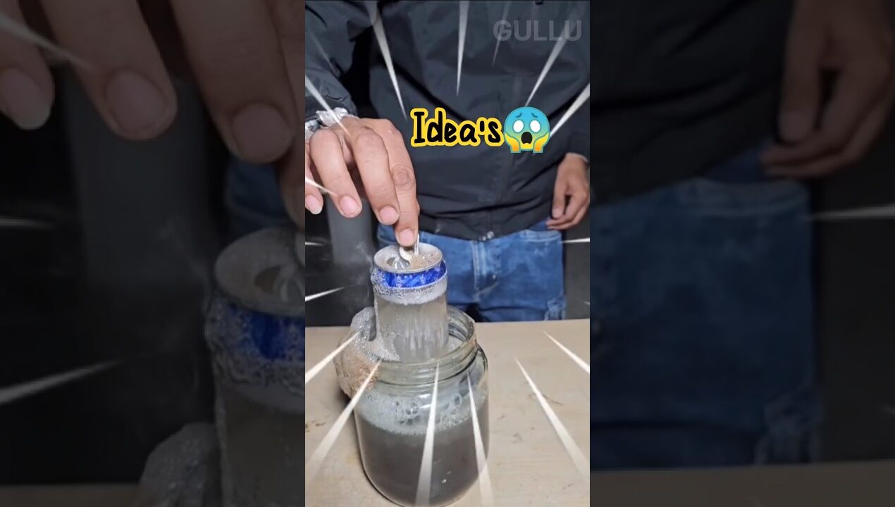 DIY Transparent Can😱 #shorts #shortsfeed #diy #ideas #craft #experiment
