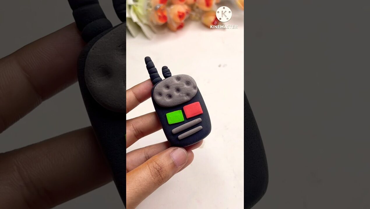 DIY idea 💡 super clay diye police 👮 phone 📞 banano😊#music #diy #trending #toys #clayart #youtube