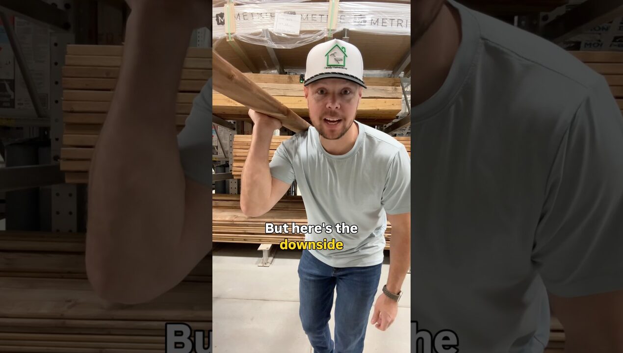 Pressure Treated VS Composite Deck Boards @RONAinc  #spring #deck #diy