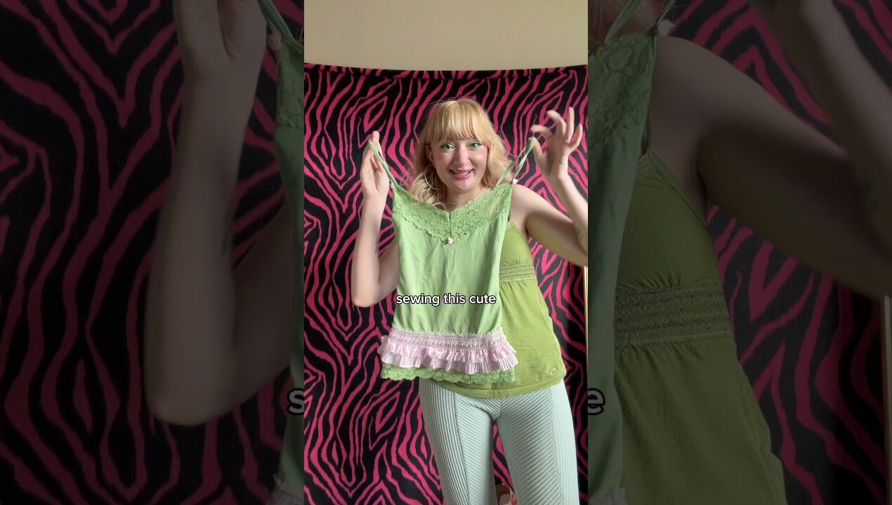 How to give your crusty old tank tops a GLOW UP #diy