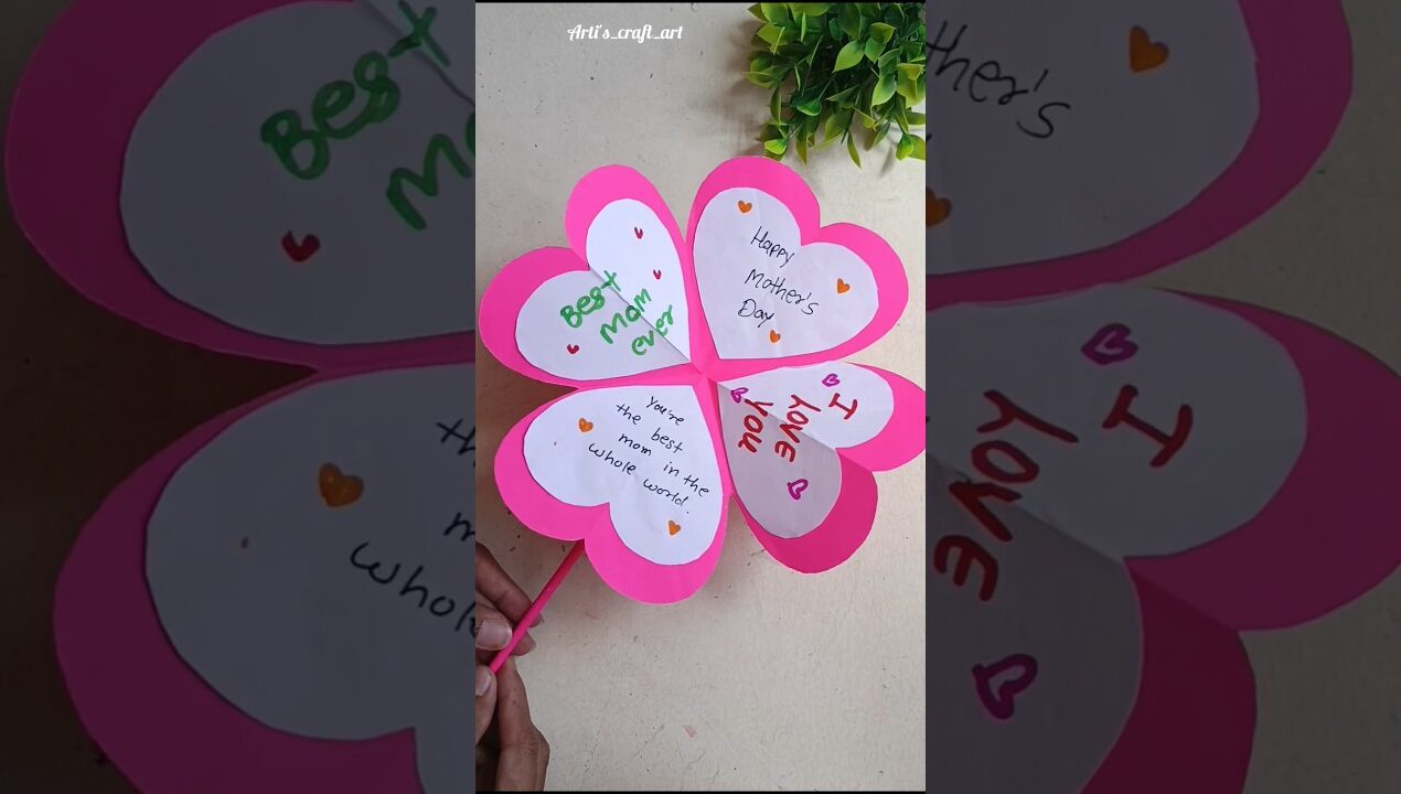 DIY Mother's Day Gift Card Ideas✨💕 #diy #mothersday #diygiftcard #ytshorts #giftideas #shorts #cute