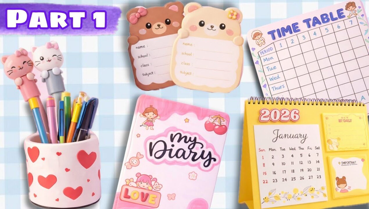 Top 5 DIY✨ Super Cute 🥰 School 🎒Supplies for New class | Easy Handmade Back to School Crafts