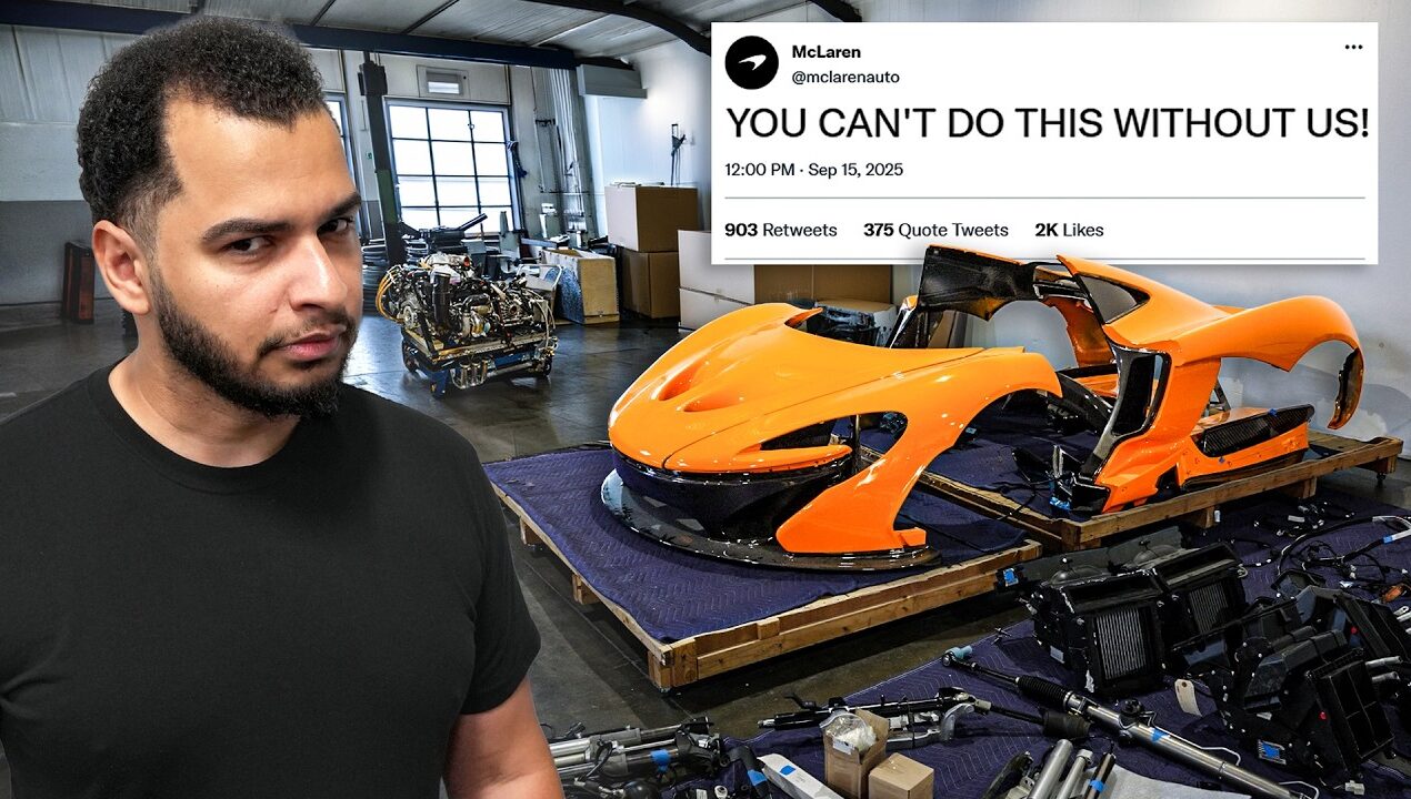 Building A Homemade $2,500,000 McLaren P1 In 7 Days