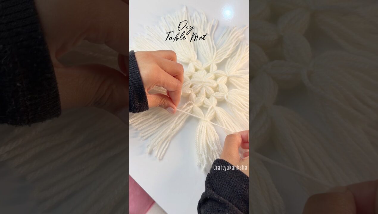 DIY Easy Table Mat #diy #shorts