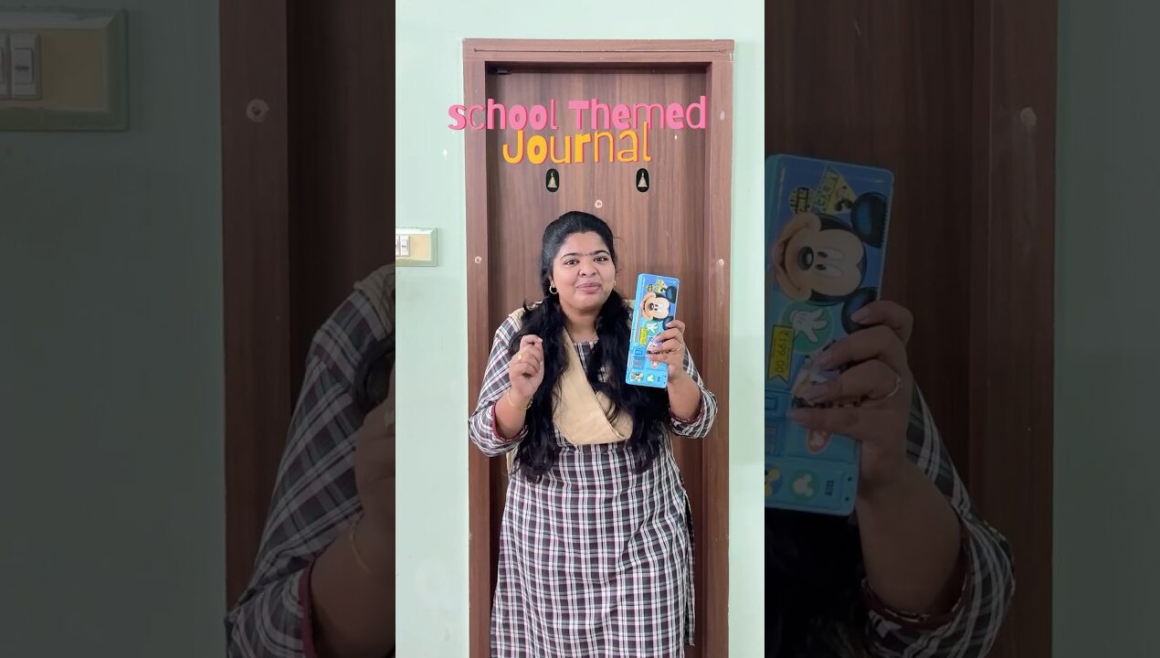 After a long time‼️🤩themed journal😃#sharmilanirmalavlogs #shorts