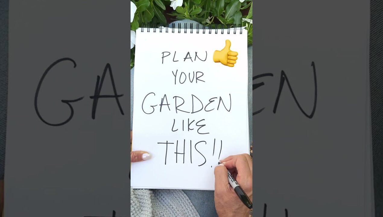 There is a much better way to plan your 2025 garden and fit 5x the plants 😉 #garden #plants #design