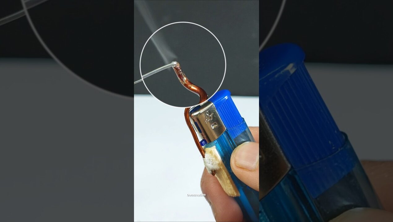 DIY Soldering Iron Using Lighter