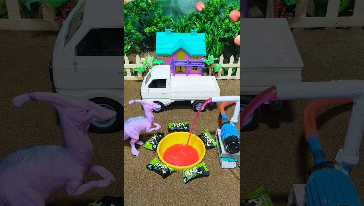 diy tractor video mini water pump science project #diytractor #tractor #ytshorts #cartoon #diy