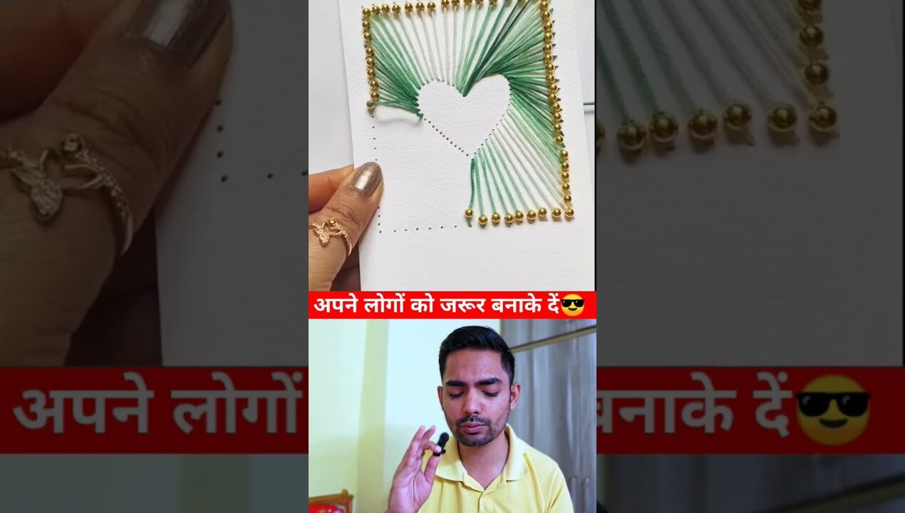 Amazing heart design DIY ideas #shorts