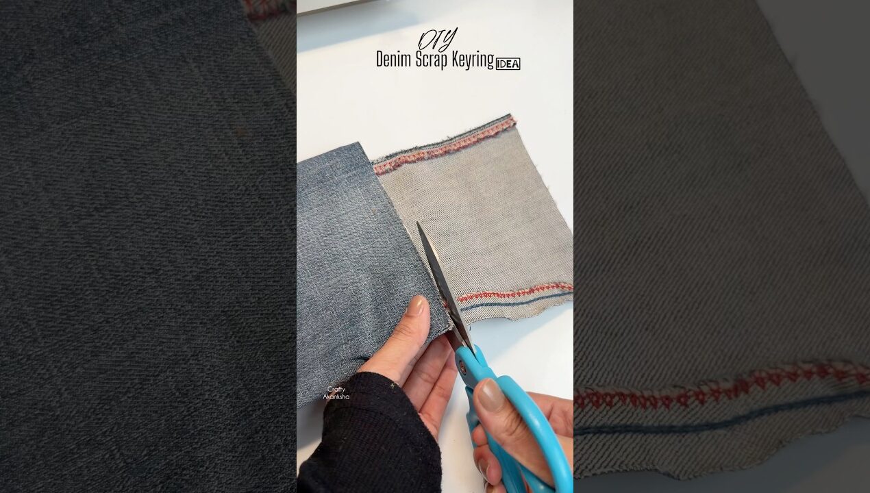 Old Denim Reuse Idea #diy #shorts