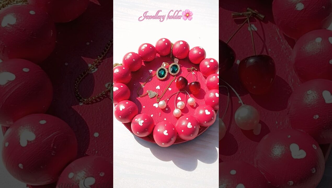 Jewellery holder #diy #craftyhome #trending #handmade #viralvideo #viral #craft #viralshort #viral