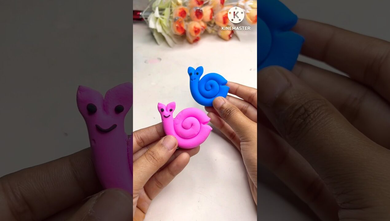 DIY idea 💡 super clay diye tutorial video banano 💐💐#music #diy #trending #toys #youtubeshorts