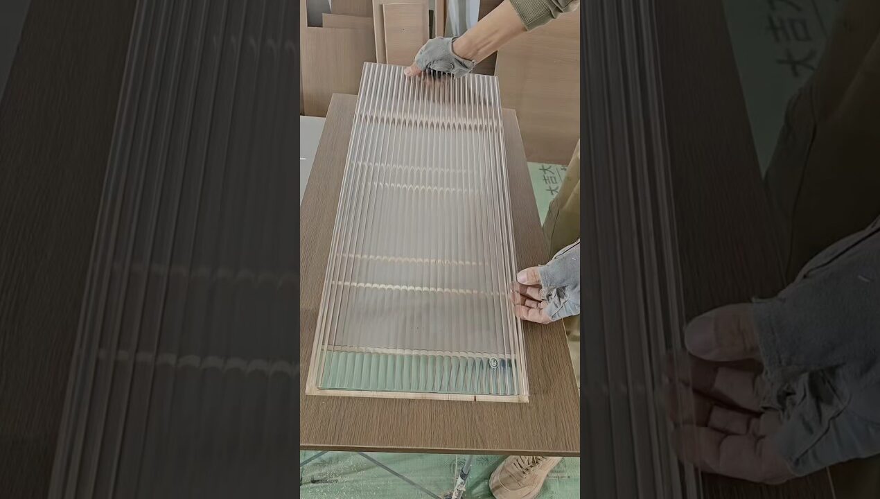 Frosted Glass Cabinet Installation | Modern Kitchen Design #diy