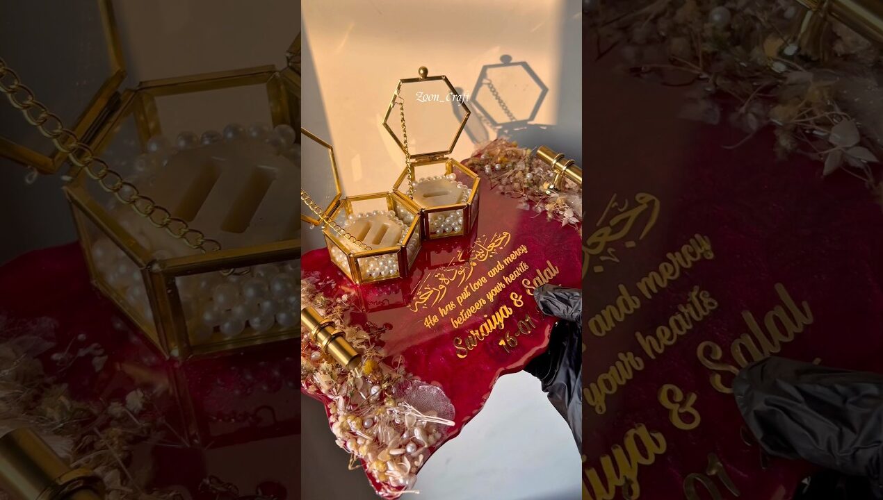 Engagement trays with ring boxes ❤️best gift for your loved ones #love #diy #ideas #asmr #tray