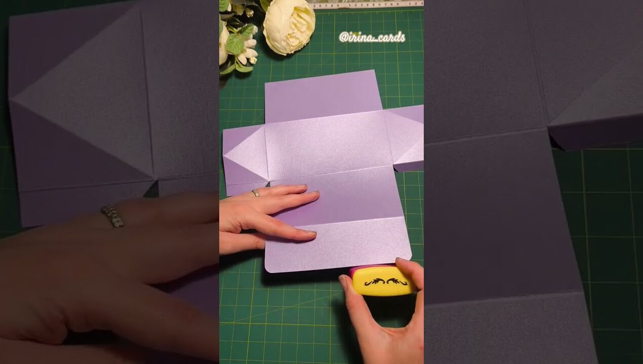 Making a Cardboard Packaging / Box @irina_cards #art #craft #diy #handmade #giftideas #tutorial