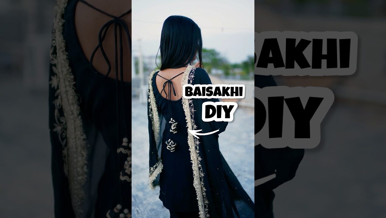 Jugad Se Kurti ban Gayi Sundar #diy #craft #baisakhi #punjab
