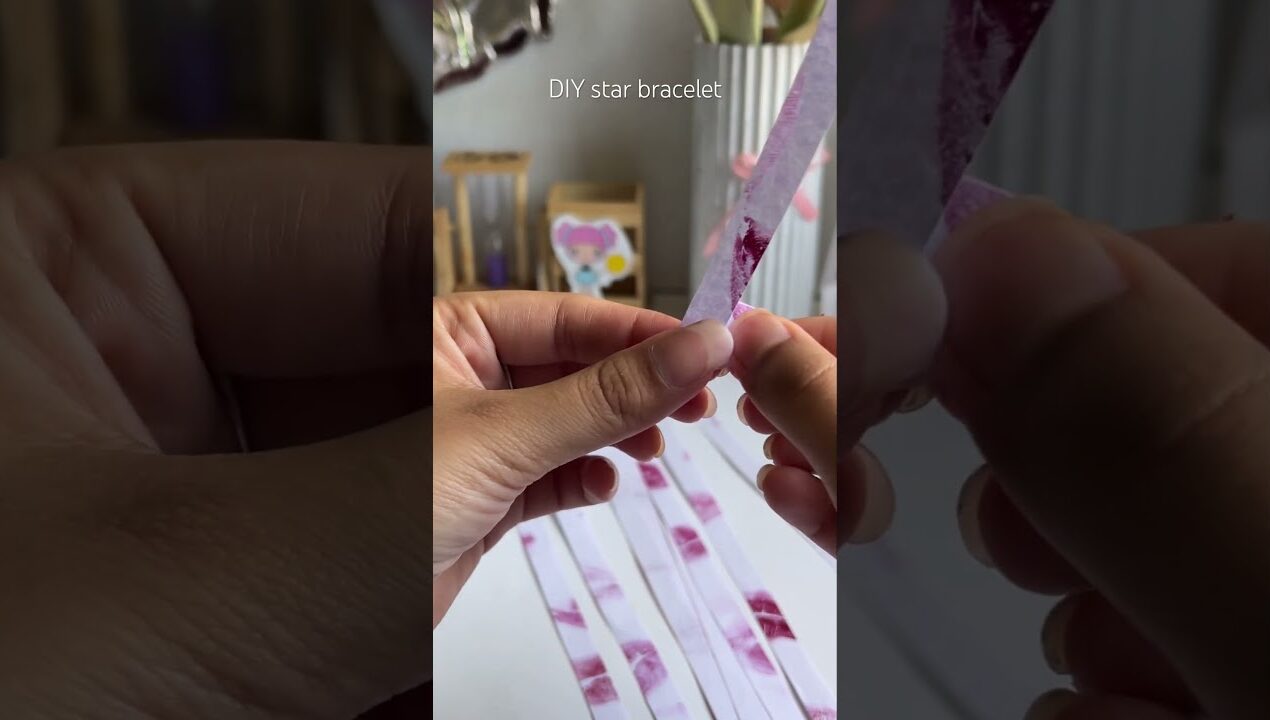 DIY star bracelet #shorts #diy #viral