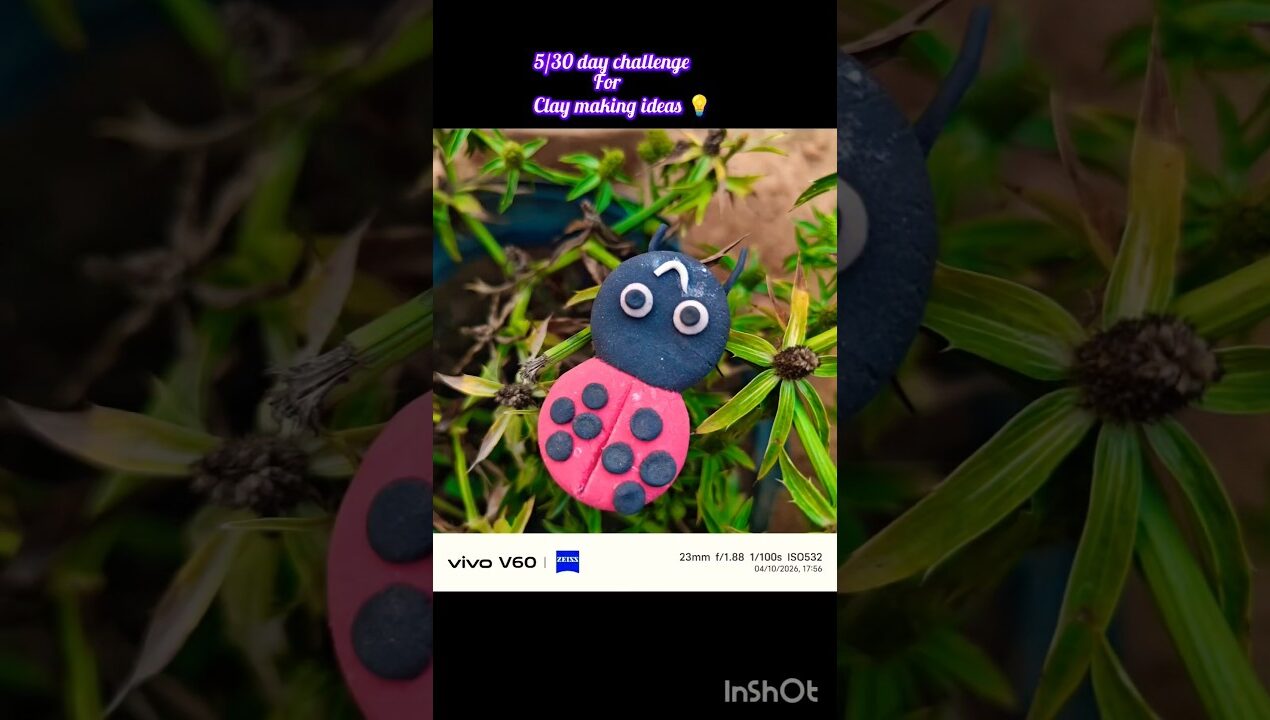 5/30 day challenge 🔥 for clay making ideas 💡😁 clay for mini garden kanki 🧚🐦#shorts @rkdibyacraft