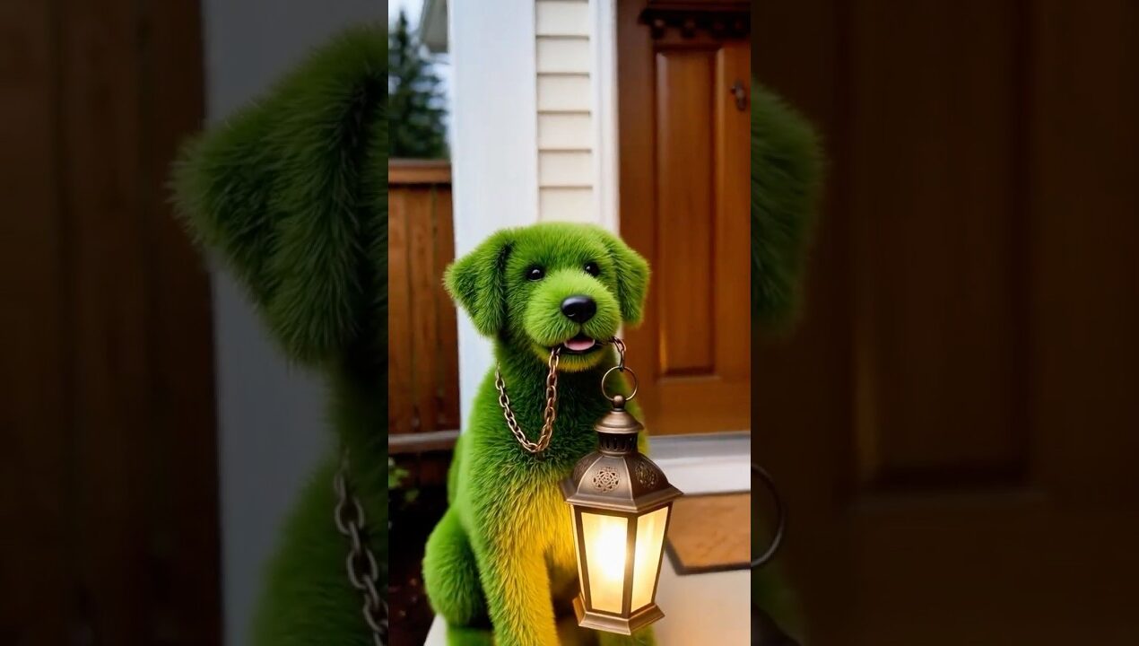 Creative Garden Decor Ideas with Dog Sculpture 🐕🏡🪴 #shorts