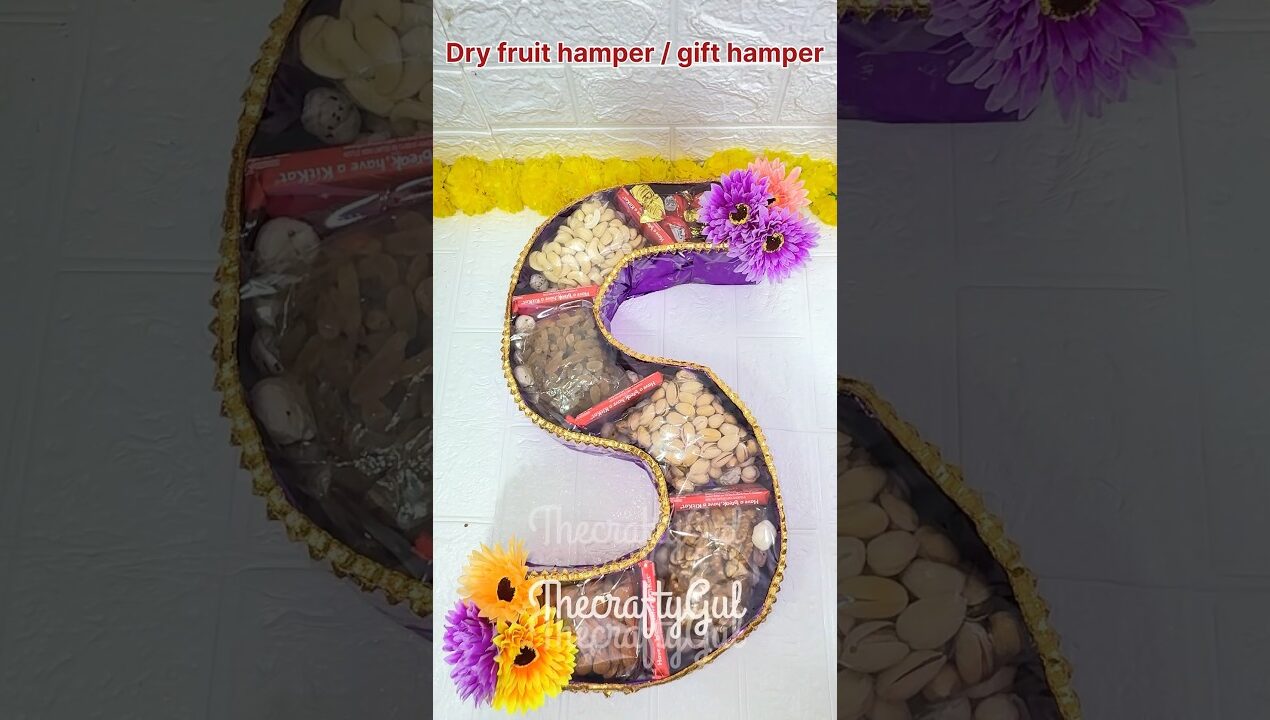 Wedding & Festival Gift Ideas: Beautiful 'S' Letter Dry Fruit Box