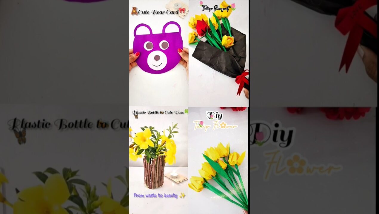 4 Easy craft ideas 🪩
