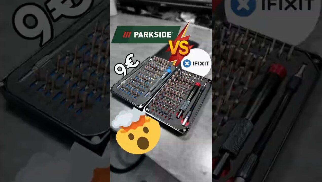 Parkside vs iFixit test #Shorts #iFixit #Parkside #Tools #DIY