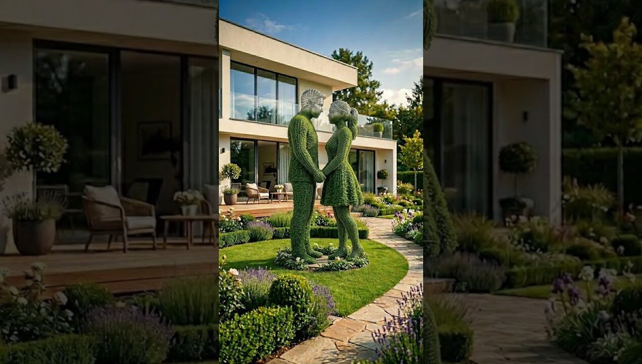 She Turned Bushes Into Living Sculptures… The Garden Transformation Is INSANE! 😲🌿
