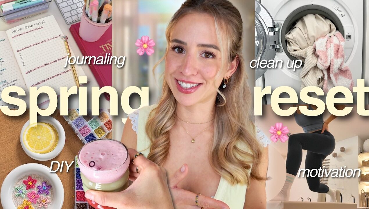 GET READY FOR SPRING 🐝 * aufräumen, journaling, matcha, diy, motivation *