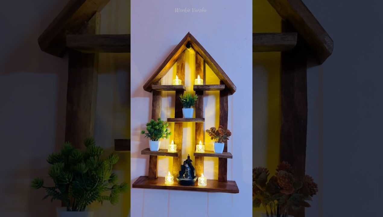 Shelf Making DIY Craft With Wood 🪵