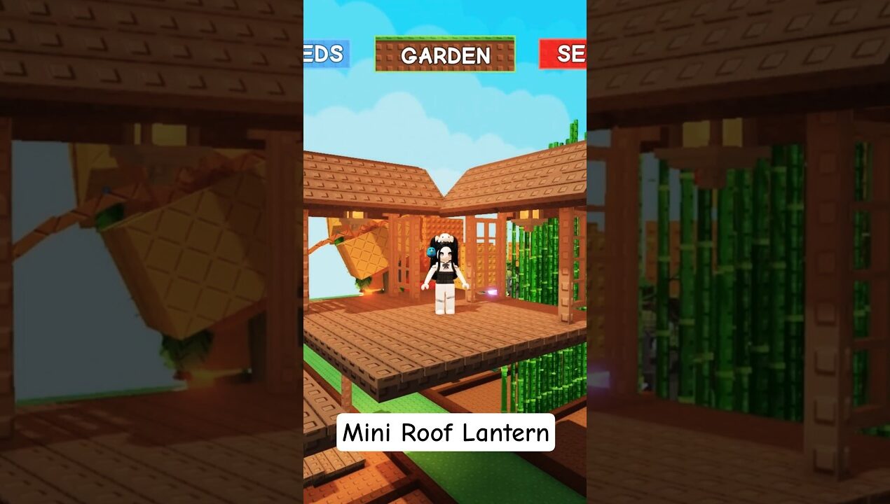 #2 Grow a Garden Design Ideas – Mini Roof #growagarden