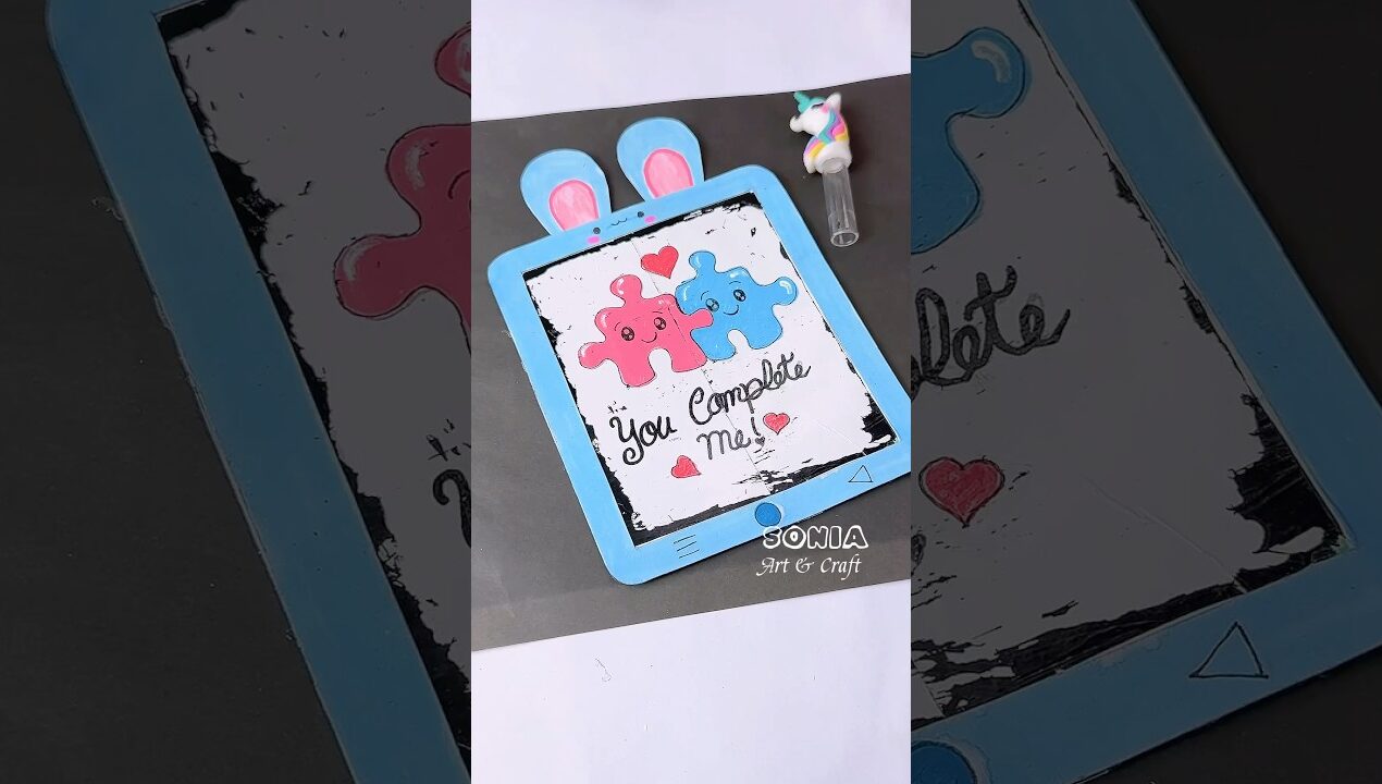 DIY hidden message card ideas #shorts #diy #art #craft #artandcraft #cute #love