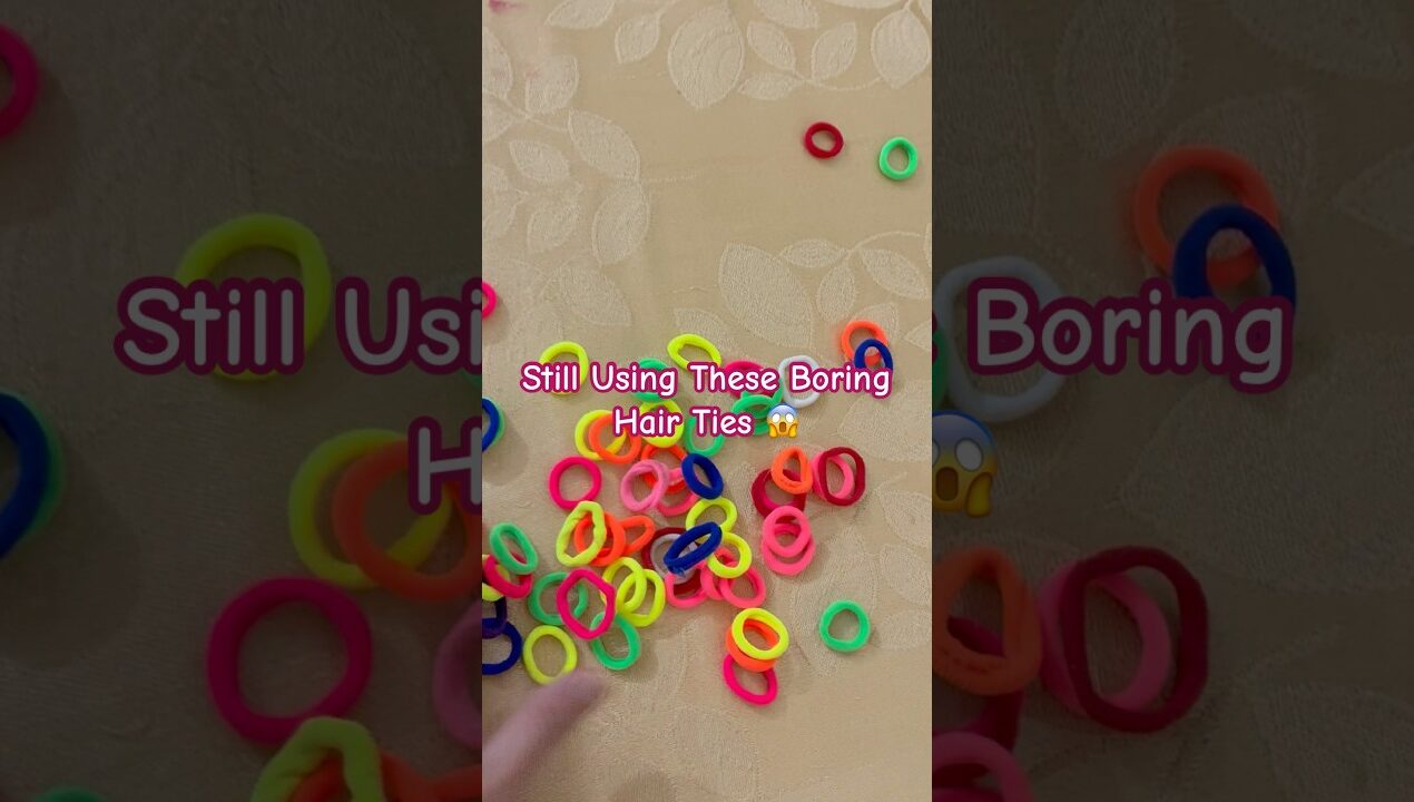 ✨🌸 Crochet Hair Ties✨🌸 ￼  Easy ￼ hair accessories #diy #crochet #hairaccessories #shorts #youtube