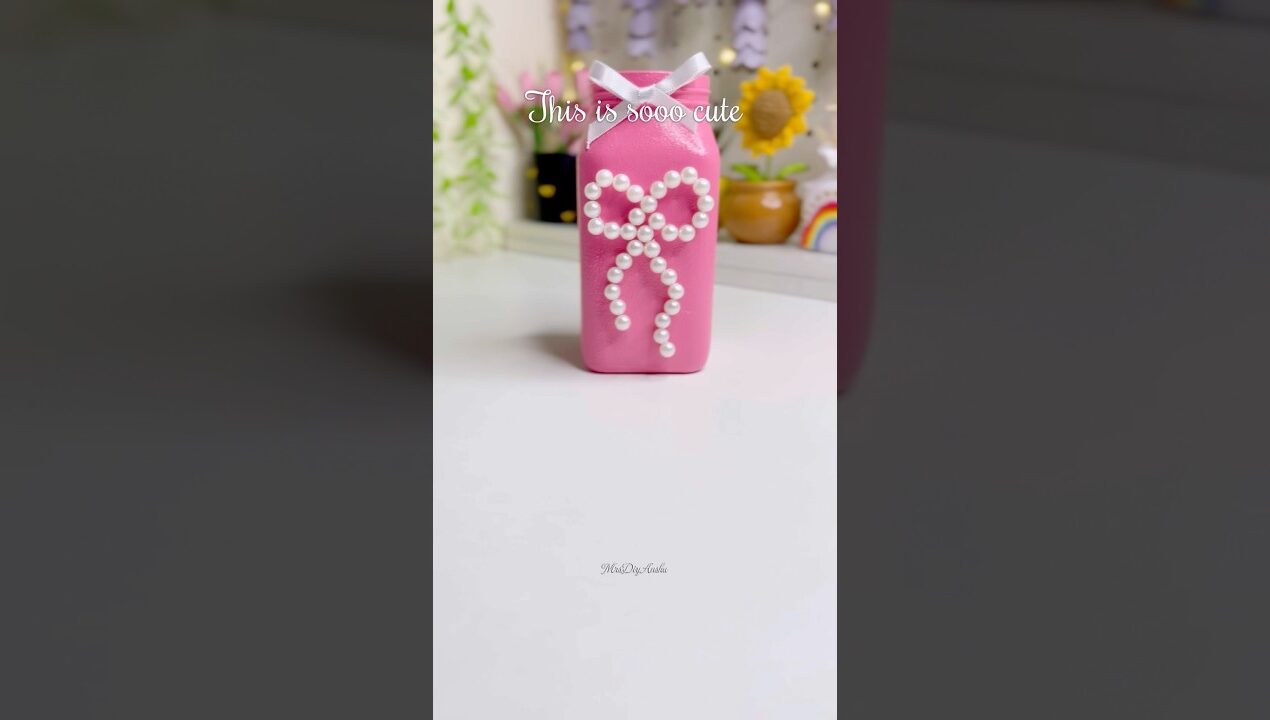 Cute DIY Jar ideas#diy #cutediy #diydecor #roomdecor #recyclediy #craftideas #diycrafts #viralshort