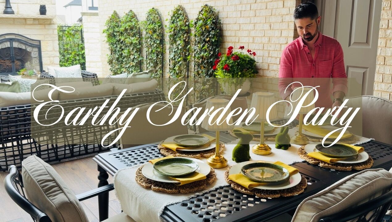 Patio Makeover For An Earthy Garden Party 🌿 Spring Refresh + Hosting Ideas