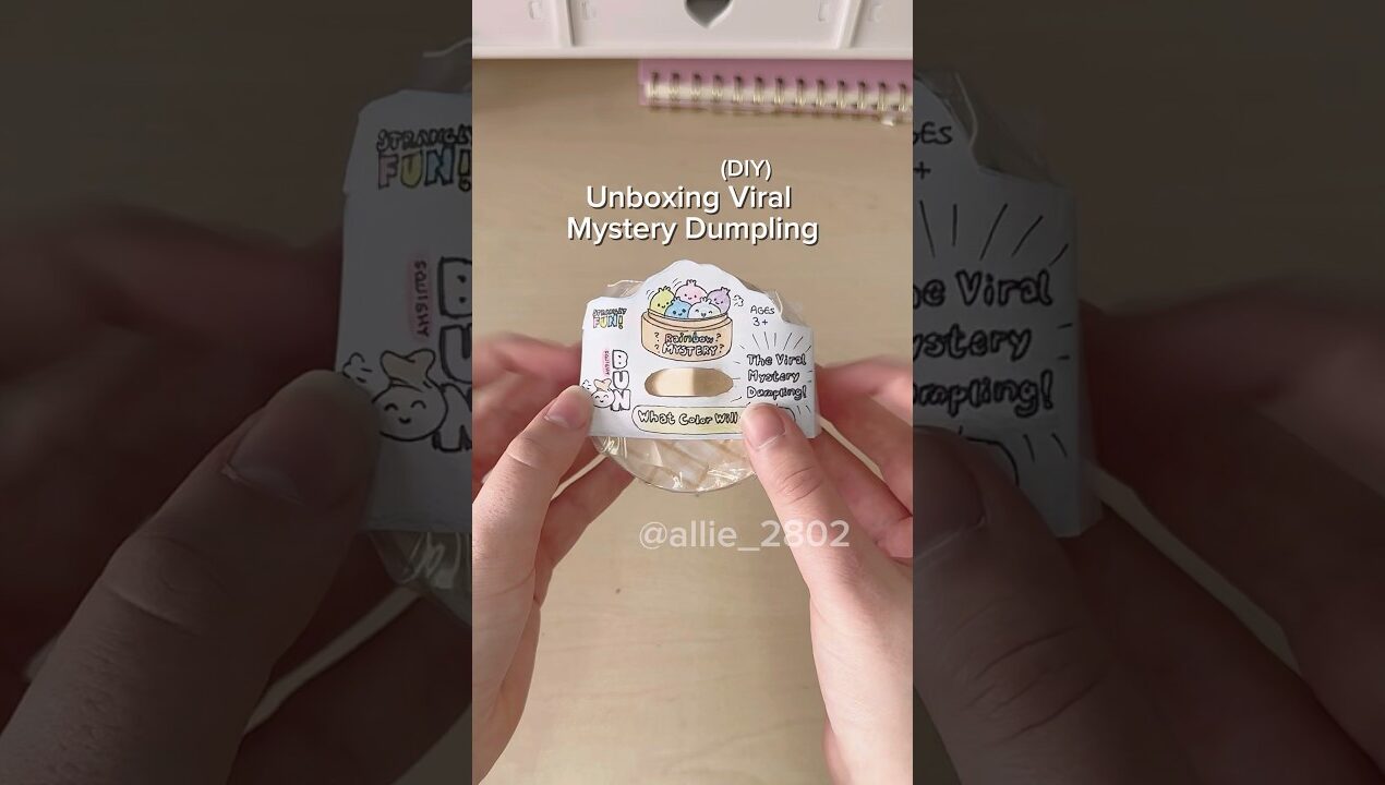 Unboxing #diy Mystery Dumpling #papercraft #blindbox #blindboxopening #unboxing #viral #paperdiy